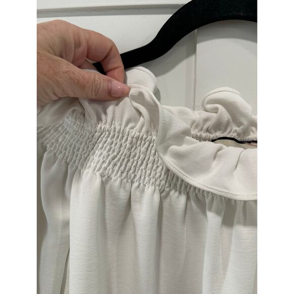 Tuckernuck Marguerite Off the Shoulder Blouse Size M - Picture 5 of 5